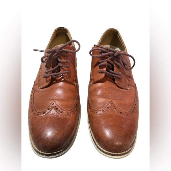 COLE HAAN Men's ØriginalGrand Remastered Wingtip Oxfords size 10W - Picture 3 of 4
